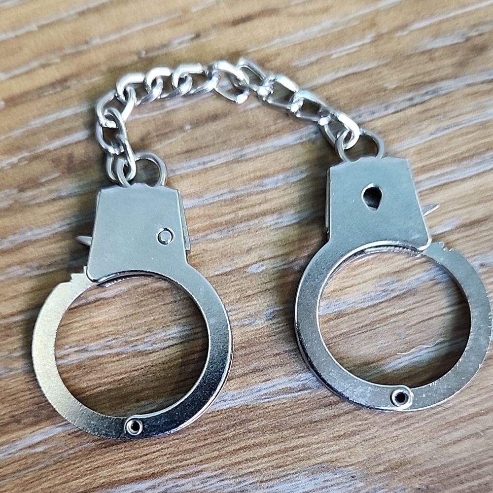 Mini Handcuffs Silver